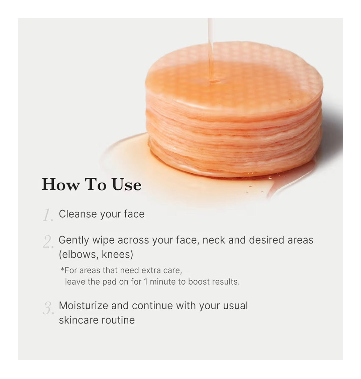 medicube Red Succinic Acid Panthenol Facial Peeling Pads - Exfoliating Toner Pads for Breakout-Prone Skin with Niacinamide, AHA, BHA, and Soothing Panthenol - Non-Comedogenic