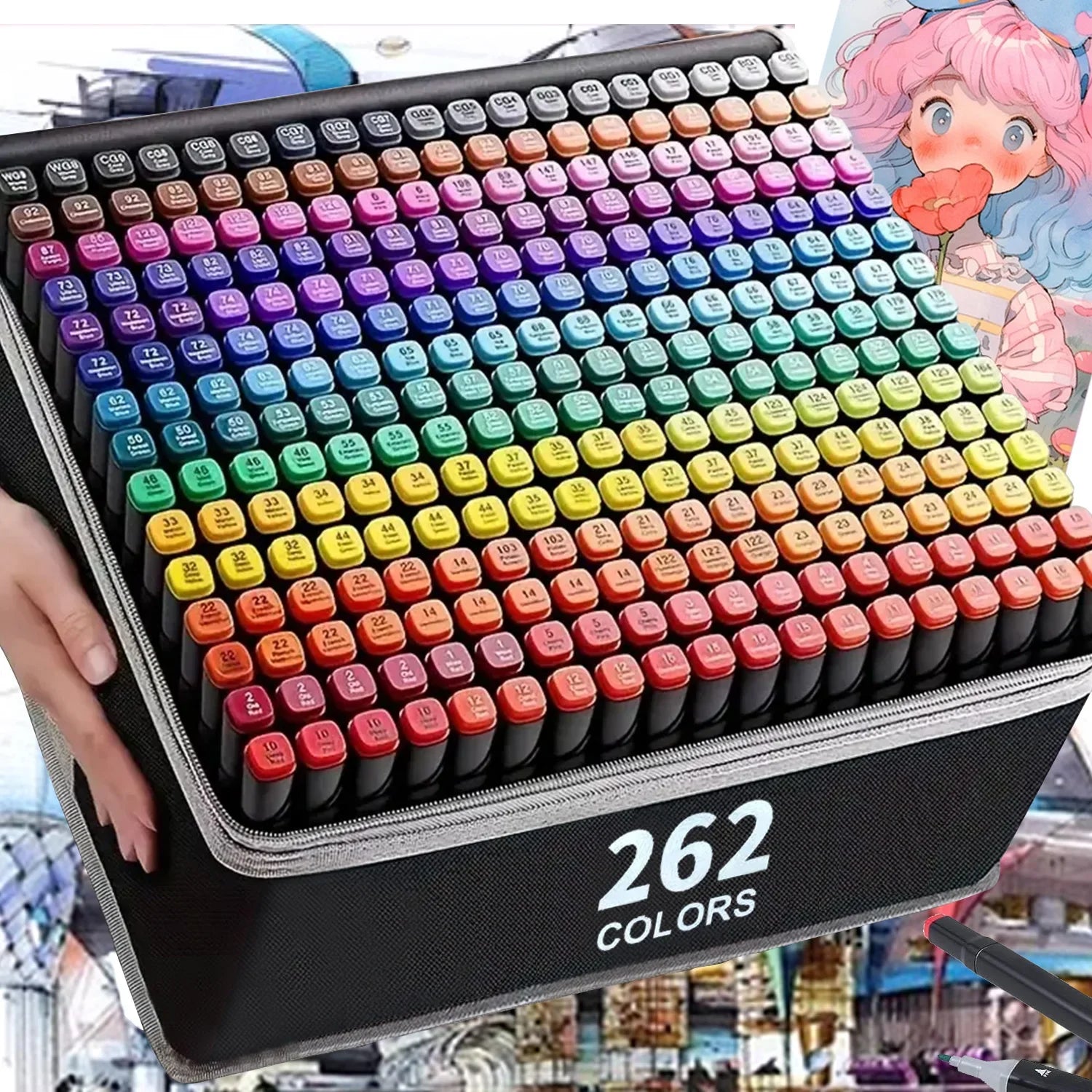 Vibrant Art Marker Set
