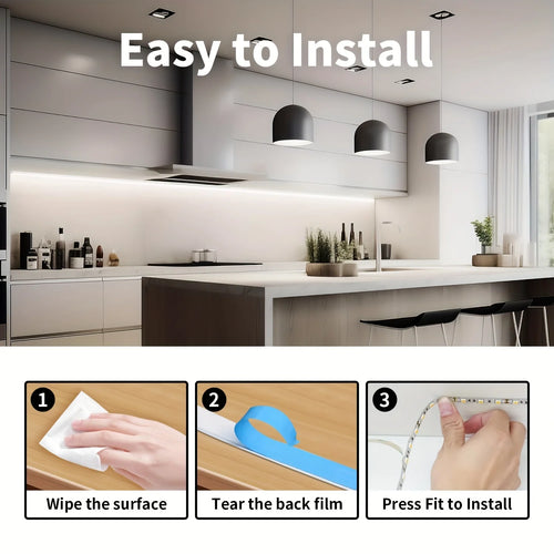 1-5m 5V LED Strip Lights USB 2835 SMD TV Backlight Tape Warm/Cool White 60LEDs/m for Bedroom Wardrobe Kitchen Cabinet Decoration